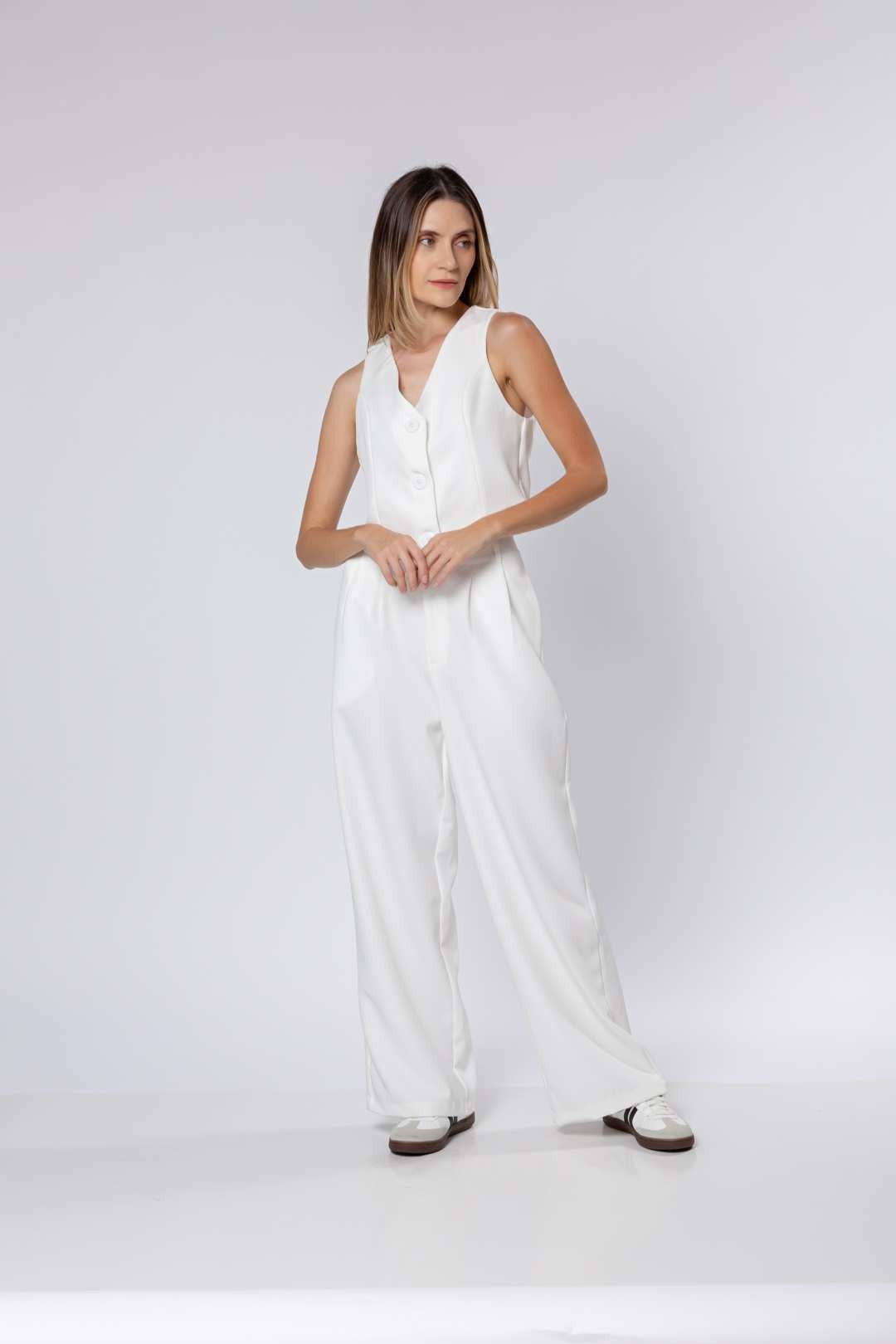 Calça Pantalona em Alfaiataria