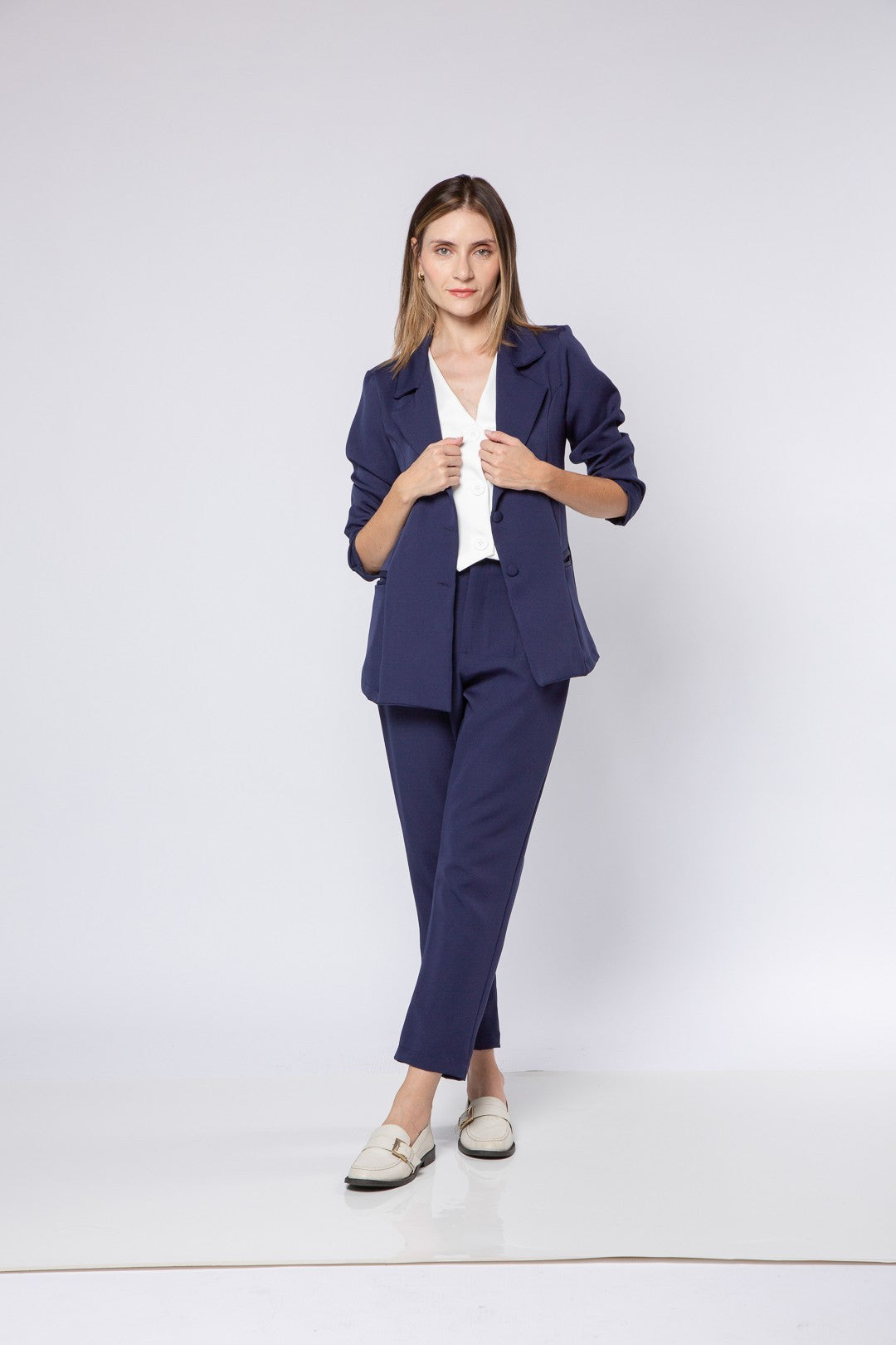 Conj 3 Peças em Alfaiataria (Calça, Colete e Blazer)✨