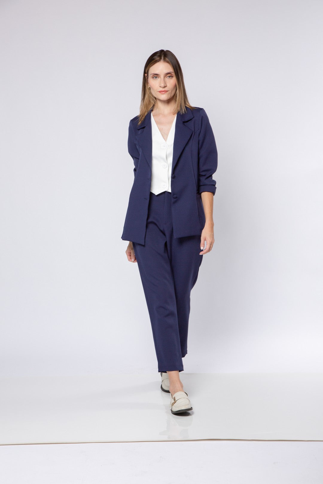 Conj 3 Peças em Alfaiataria (Calça, Colete e Blazer)✨